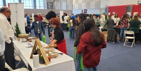 Marlow Auto Group team demonstrating automotive technology during Worlds of Work 2025 at Shenandoah University