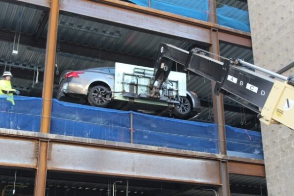 Tri-State Nissan team at Valley Health Rehabilitation Center Donation in Winchester