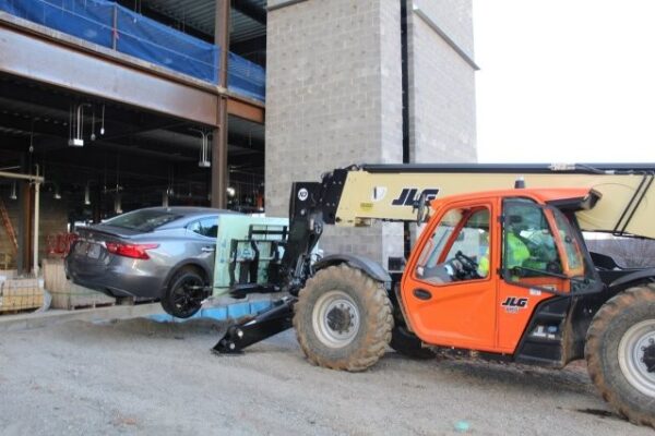 Tri-State Nissan team at Valley Health Rehabilitation Center Donation in Winchester