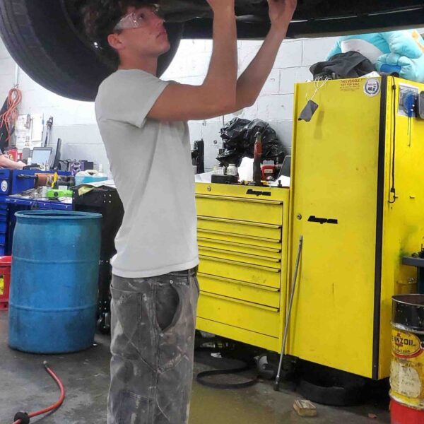 Clarke County students automotive job shadowing at Tri-State Nissan