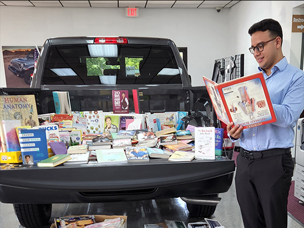 “Fill The Truck” Book Drive For Literacy Volunteers of America