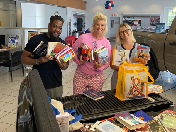 “Fill The Truck” Book Drive For Literacy Volunteers of America