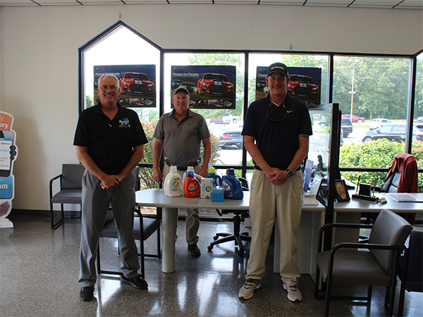 Act #15 Organized a “Fill The Truck” Cleaning Supply Drive